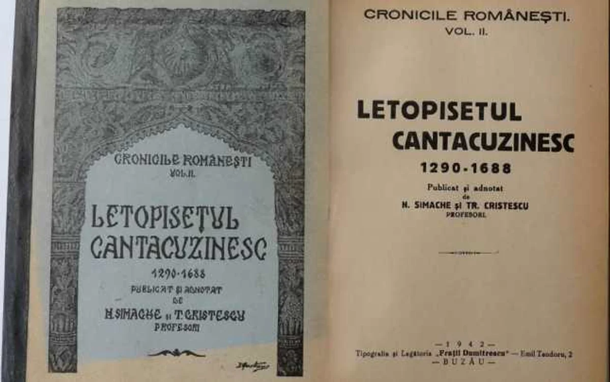 Letopisetul Cantacuzinesc