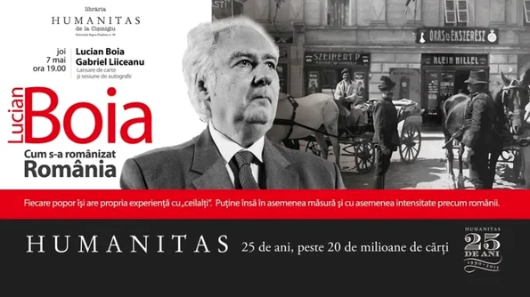 Lucian Boia, 'Cum s a romanizat Romania' lansare si sesiune de autografe jpeg