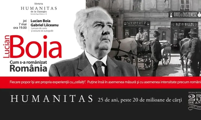 Lucian Boia, 'Cum s a romanizat Romania'   lansare si sesiune de autografe jpeg
