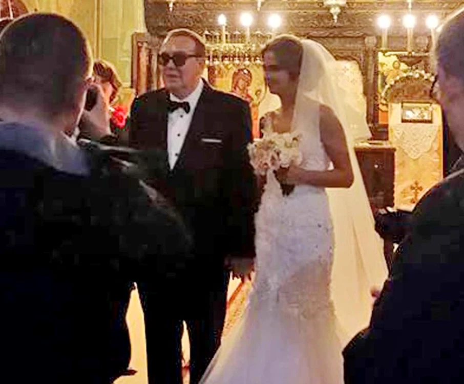 Gabriel Cotabiță și Alina, în ziua nunții 