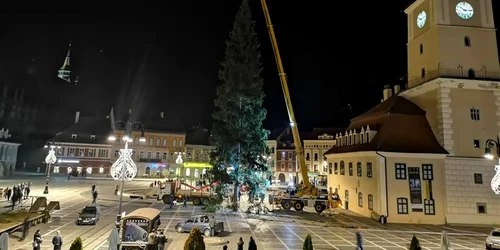 Brad Crăciun Piaţa Sfatului. Foto