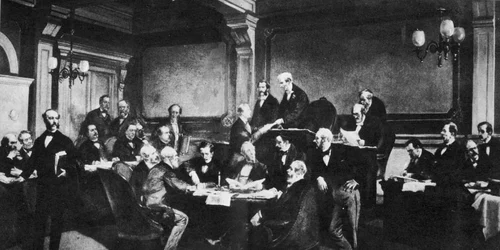 Semnarea Primei Convenţii de la Geneva 1864 Foto Geneva Convention Wikipedia jpg
