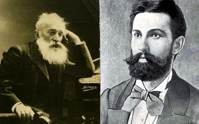 Bogdan Petriceicu  Hașdeu și Nicolae Densușianu  Sursa Wikipedia 