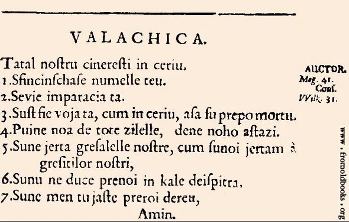 Rugăciunea publicată în volumul aflat la Alba Iulia