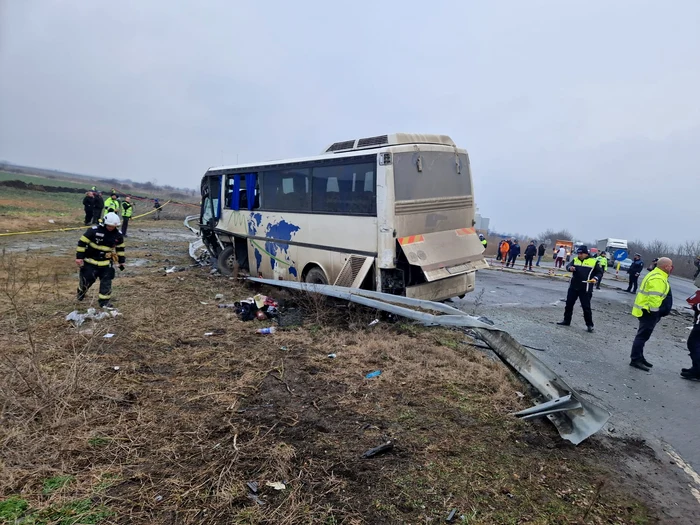 Accidentul de pe DN 69 FOTO DRDP Timișoara