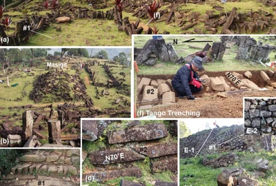 Cercetări arheologice în situl Piramidei Gunung Padang din Indonezia Foto onlinelibrary wiley com dms