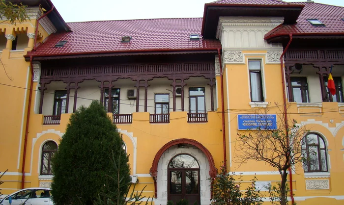 Unitatea a fost evacuată. FOTO Colegiul Tehnologic Grigore Cerchez.