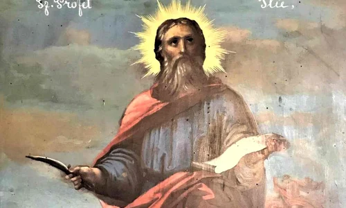Sfântul Mare Proroc Ilie Tesviteanul, unul dintre cei mai importanți proroci din Vechiul Testament, pictat de Gheorghe Tattarescu  Unde poate fi admirată pictura? jpeg