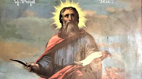 Sfântul Mare Proroc Ilie Tesviteanul, unul dintre cei mai importanți proroci din Vechiul Testament, pictat de Gheorghe Tattarescu Unde poate fi admirată pictura? jpeg