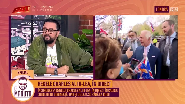 Regele Charles al III-lea, în direct, la Măruță FOTO Pro TV