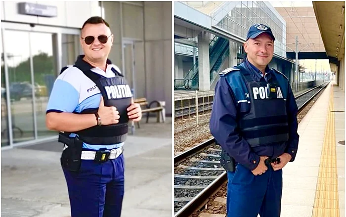 Petruț și Marius FOTO Sindicatul Europol