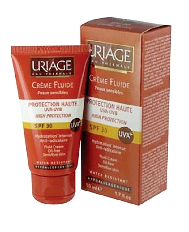 Cremă împotriva arsurilor solare Uriage, SPF 30. Preţ: 59-60 lei