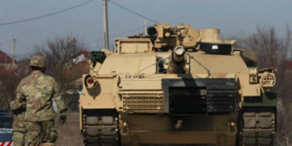 Tancuri aduse de americani la Mihail Kogălniceanu Sursa Facebook 1st Armored Brigade Combat Team 1st Infantry Division