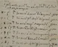Foaie de zestre din Colecția „Documente Medievale” din patrimoniul Secției de Istorie a Muzeului Olteniei Craiova. Gestionar colecție conservator Camelia Slabu (© Muzeul Olteniei)