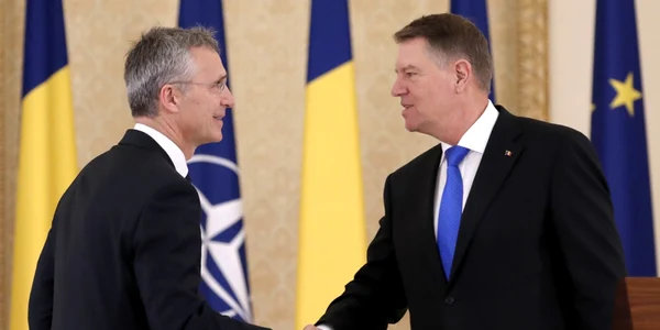 Jens Stoltenberg primit la Cotroceni de catre Klaus Iohannis FOTO EPA-EFE