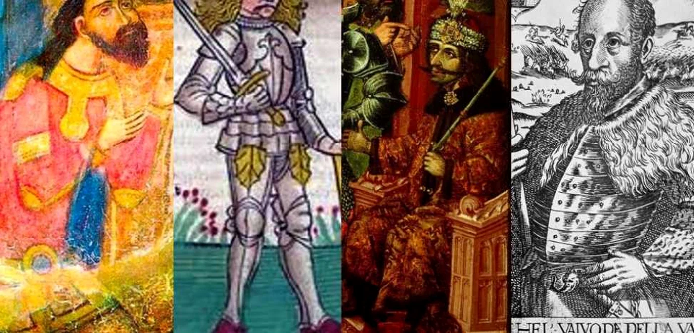 Basarab I, Ioan de Hunedoara, Vlad Ţepeş şi Mihai Viteazul, în cele mai vechi ilustraţii.