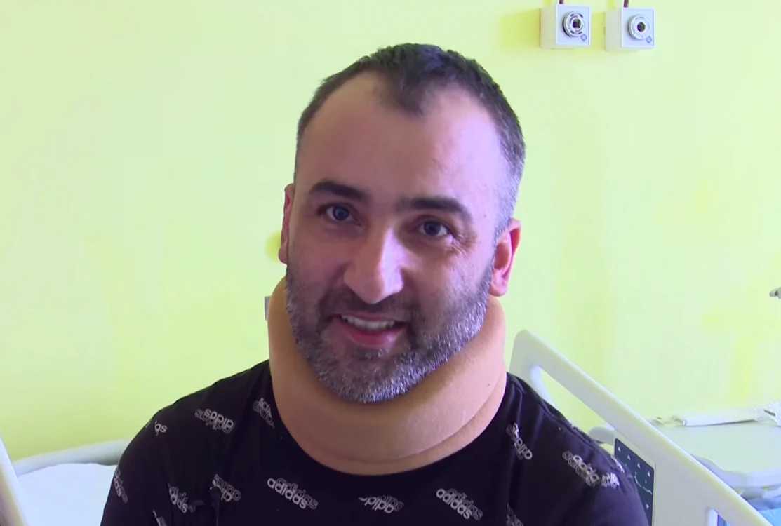 Silviu Stoica, pacient   FOTO Captură de ecran