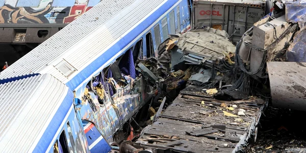 Accident de tren în Grecia FOTO Profimedia