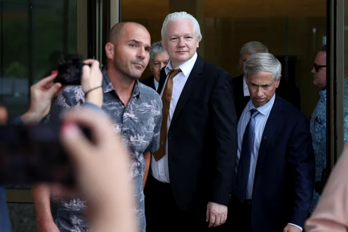 Julian Assange a fost eliberat FOTO Kim Hong-Ji/Reuters