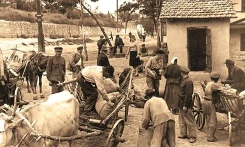 Refugiaţi din cauza foametei FOTO Arhiva Bibliotecii VA Urechia Galaţi jpeg