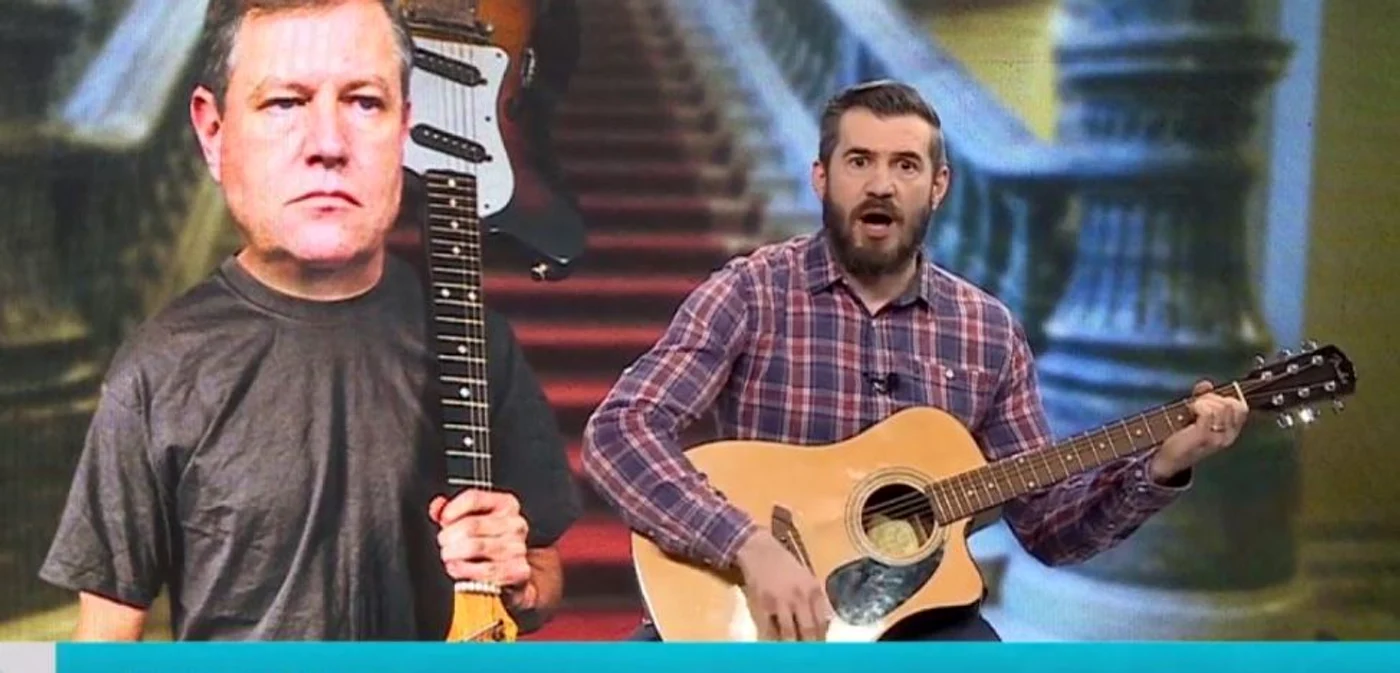Dragoş Pătraru a făcut o parodie pentru acordul dintre Vela şi BOR privind distribuirea Luminii Sfinte FOTO Captură video