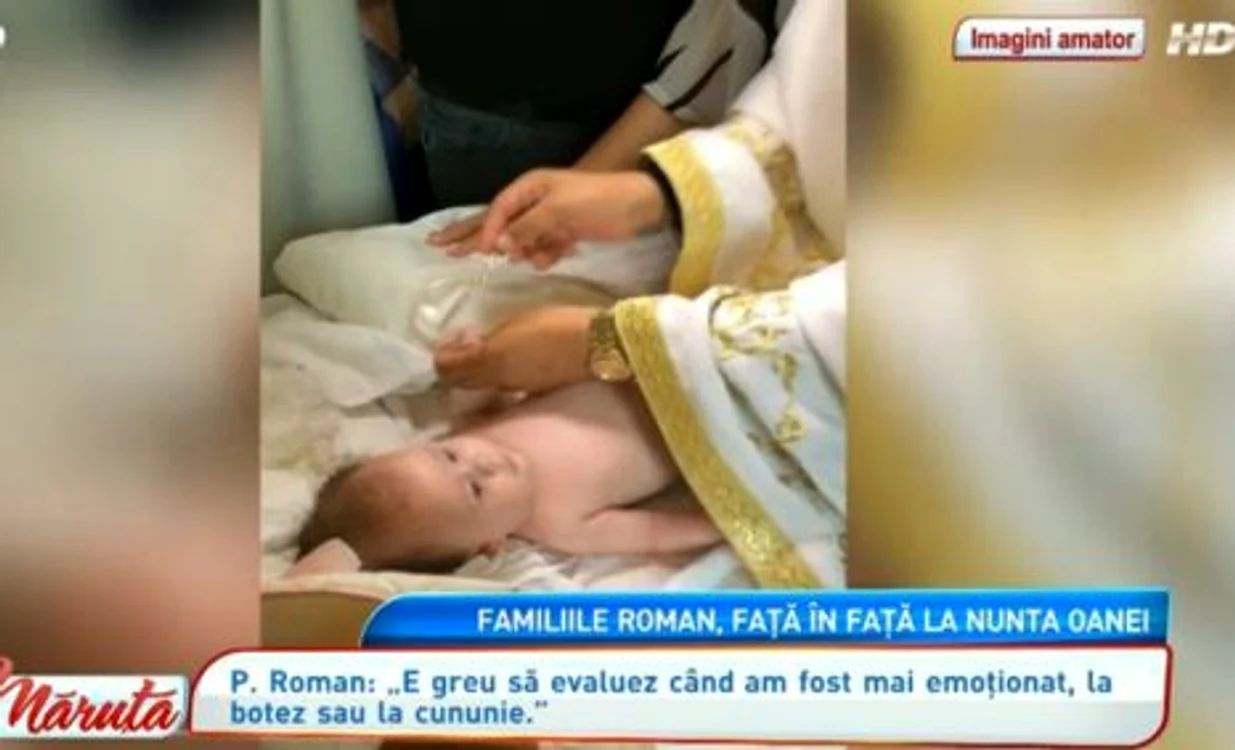 Fetiţa Oanei Roman şi a lui Marius Elisei, Maria Isabela
