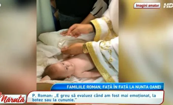 Fetiţa Oanei Roman şi a lui Marius Elisei, Maria Isabela