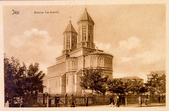 Biserica Trei Ierarhi din Iași, ctitoria domnitorului Vasile Lupu (© ANR, SANIC, col Documente foto, Il 1175 (1)