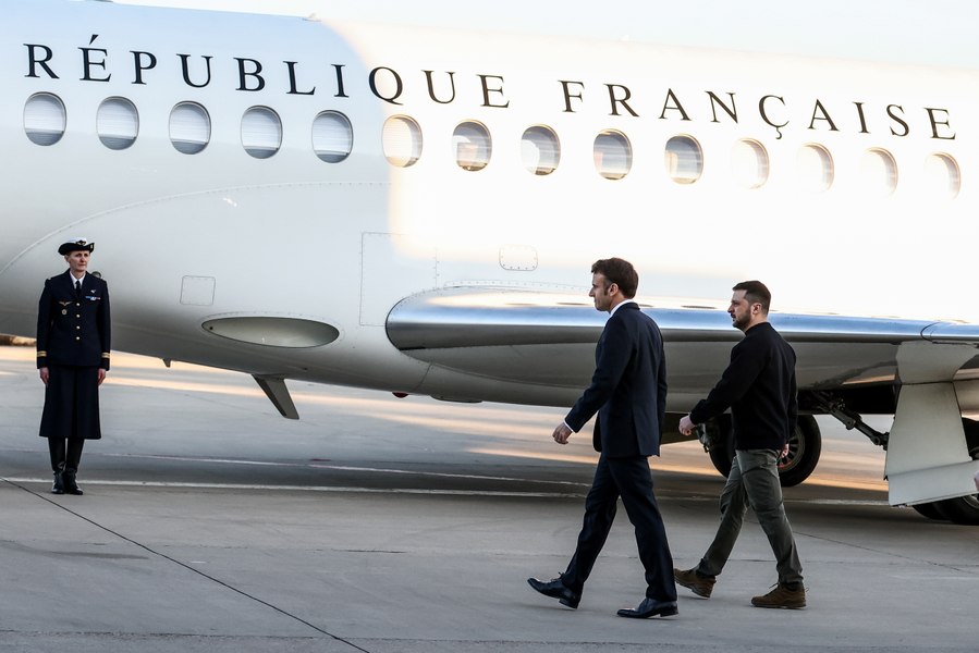 Macron: Nu există „nicio limită'” şi nici „linie roşie” pentru sprijinul Franţei pentru Ucraina