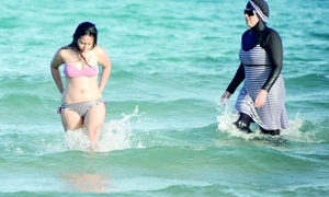 Femeie in burkini FOTO AFP