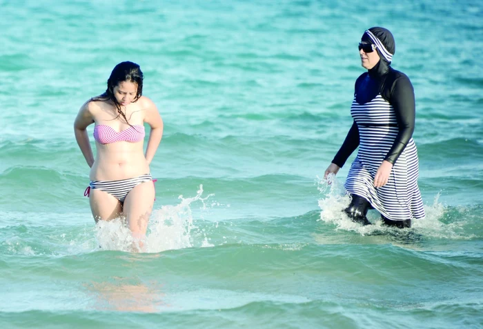 Femeie in burkini FOTO AFP