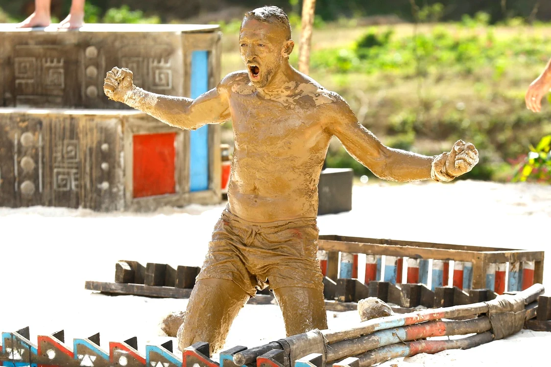 Kamara, plin de noroi, după o probă la Survivor România