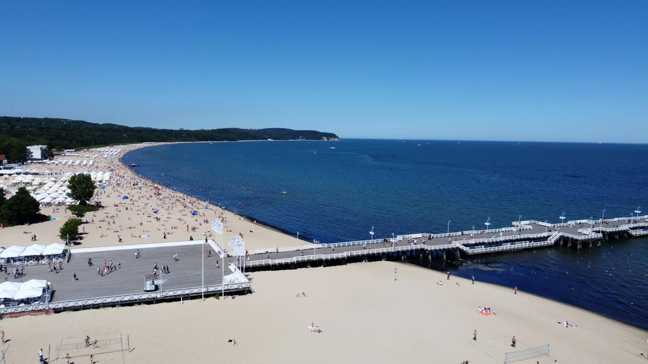 Sopot are plaje spectaculoase Foto: pexels
