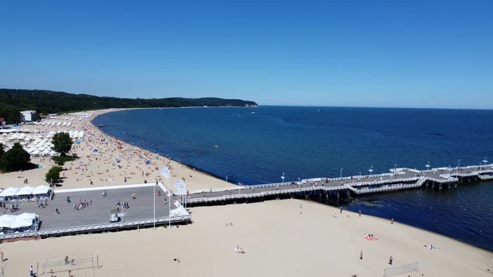 Sopot are plaje spectaculoase Foto: pexels