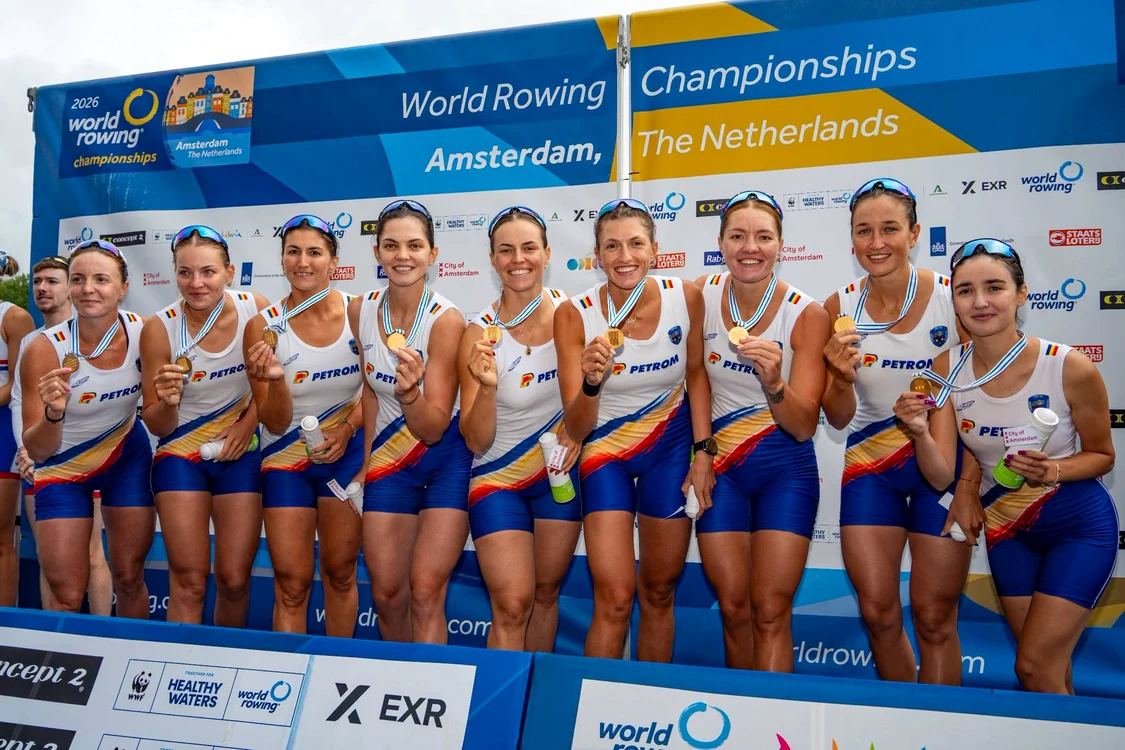 România a cucerit a doua medalie de aur la Campionatul Mondial de canotaj.