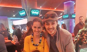 Alex și Liana, alături de cei doi copii  S au îndrăgostit în urmă cu zece ani, pe platourile de filmare jpeg