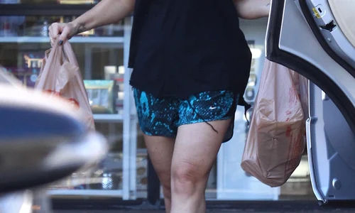 Jennie Garth shopping at Ralph's supermarket in Studio City jpeg