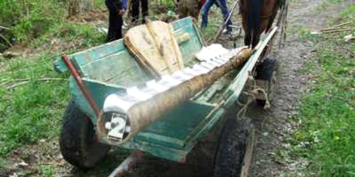 Jandarmii au prins un bărbat la "decopertat"