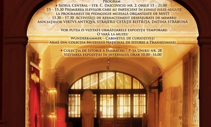 Ziua Porților Deschise la Muzeul Naţional de Istorie a Transilvaniei jpeg