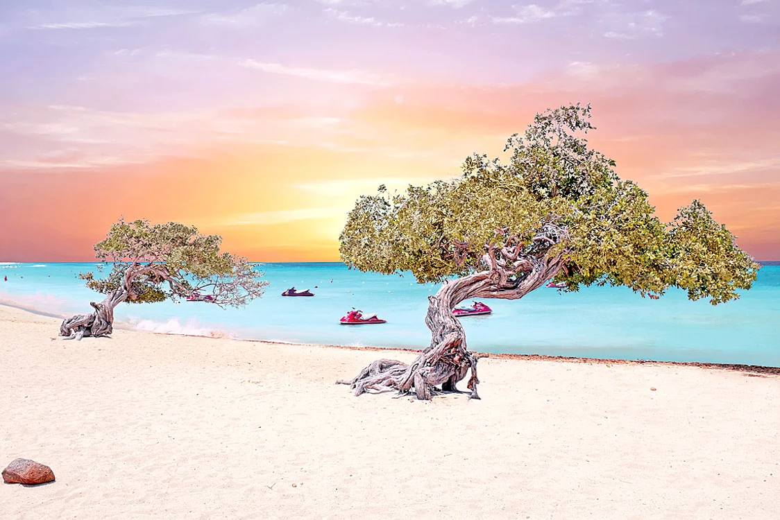 Plaja Eagle, din Aruba