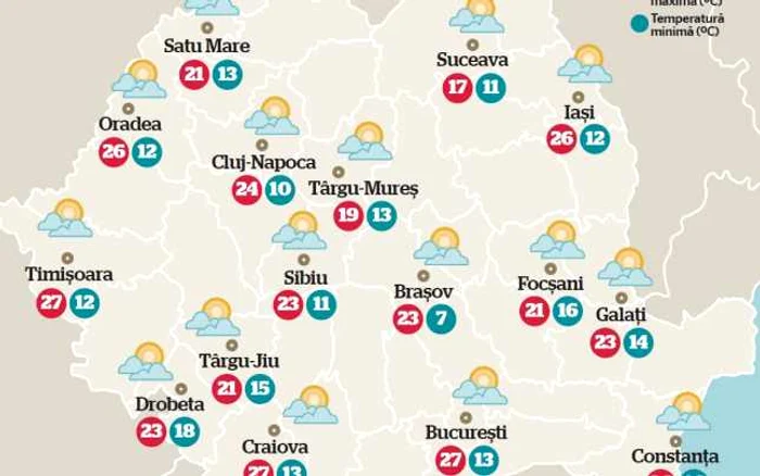 vreme vineri 30 august