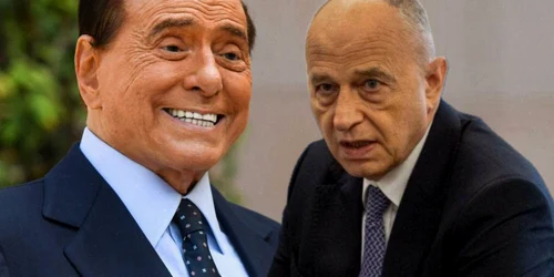 Geoană Berlusconi colaj facebook afp jpeg