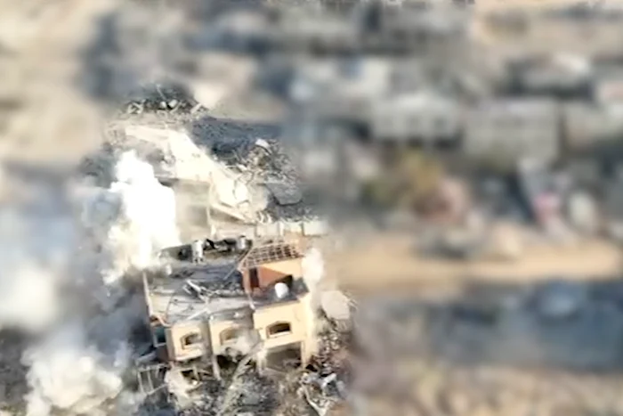 Clădirea în care s-a refugiat liderul Hamas înainte să fie ucis FOTO PROFIMEDIA