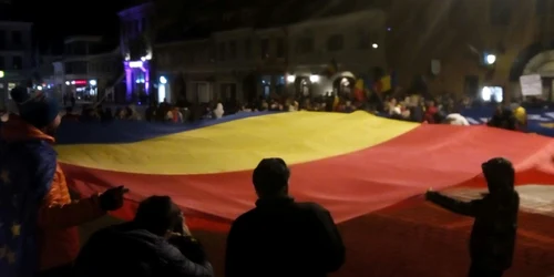 Protest Braşov steaguri