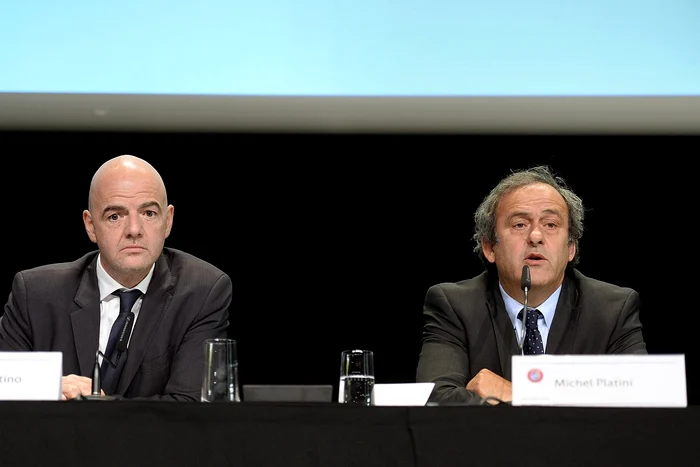 Platini se află în conflict deschis cu șeful federației internaționale (Foto: EPAImages)