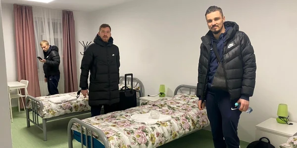 foto refugiati echipa fotbal ucraina sursa pmb