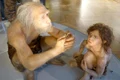 Omul de Neanderthal, reconstituire la Muzeul de Istorie Naturală din Viena (© Wolfgang Sauber / Wikimedia Commons)