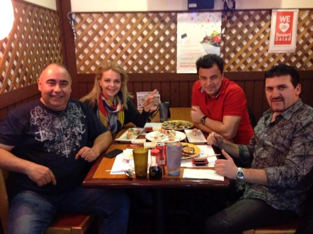 Iuliana Marciuc şi Adrian Enache, în America (Foto: Facebook)