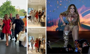 Celebra Jennifer Lopez a venit azi în București și s-a cazat la un hotel celebru din Capitală