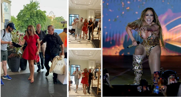 Jennifer Lopez a ajuns sâmbătă seara la București, pentru concertul de duminică